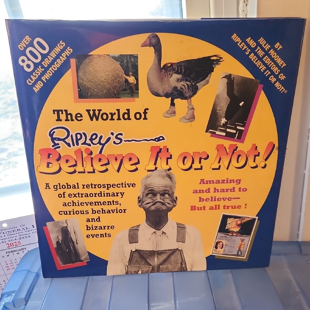 Ripley's Believe It or Not! Coffee Table Book. Great Conversation Starter!